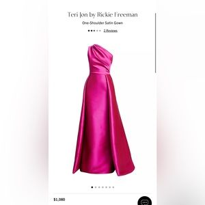 Teri John Fuschia Gown